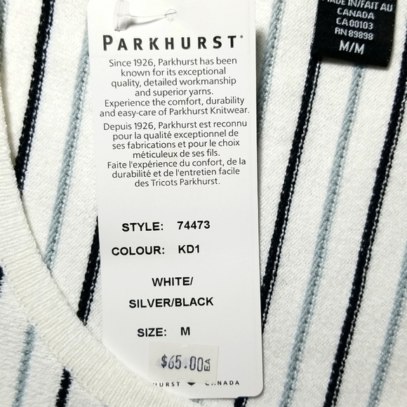 Vintage Parkhurst Women's Sweater Size M Bell Sleeve Scoop Neck Knit - Picture 7 of 8